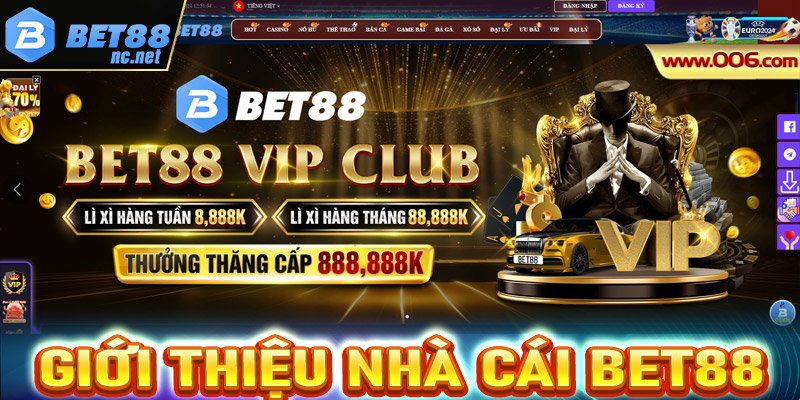 Giới thiệu Bet88 nền tảng cá cược bậc nhất Châu Á